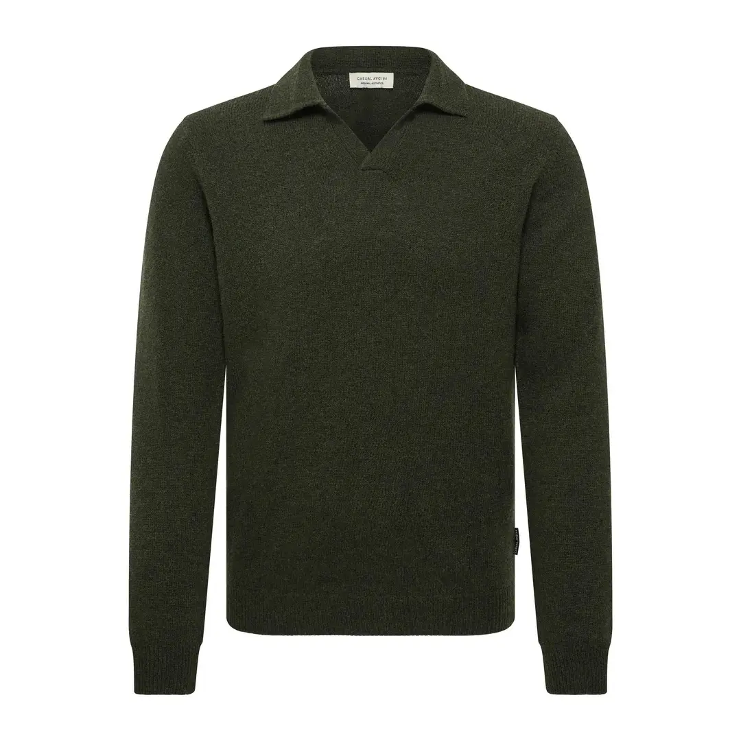 Gestricktes Poloshirt Casual Friday CFKARL LamCFKarl
