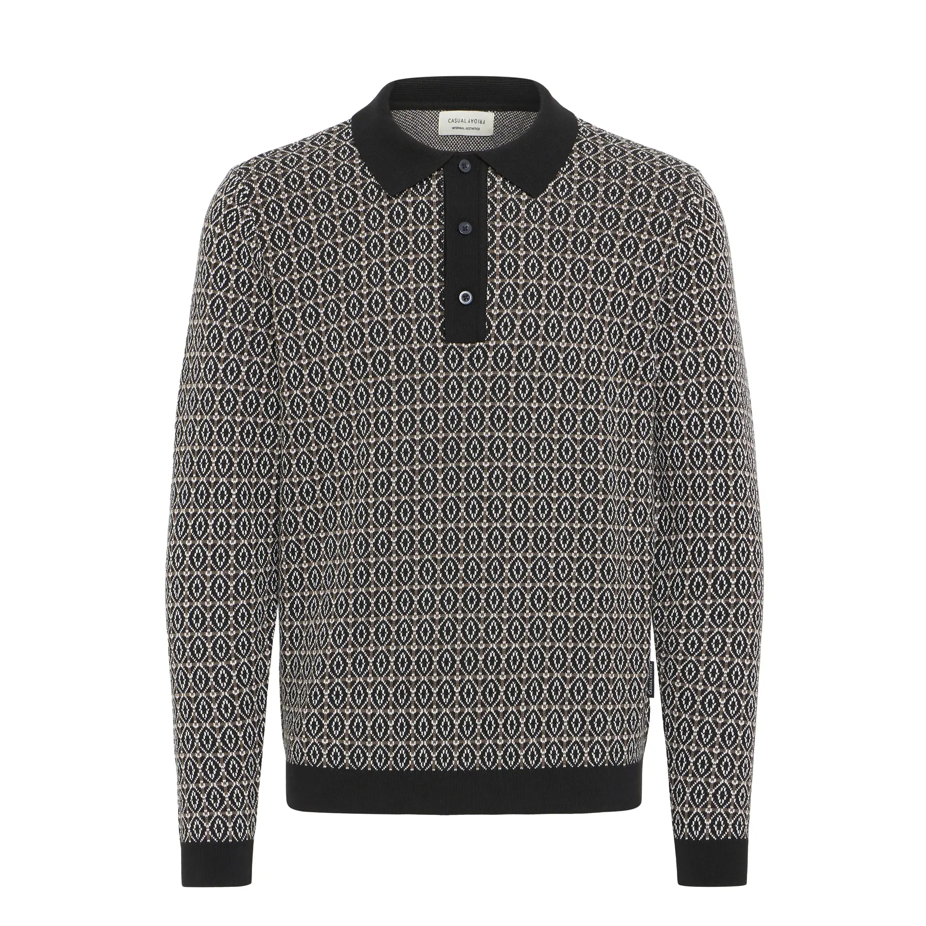 Maglione Casual Friday CFWik Jaquard