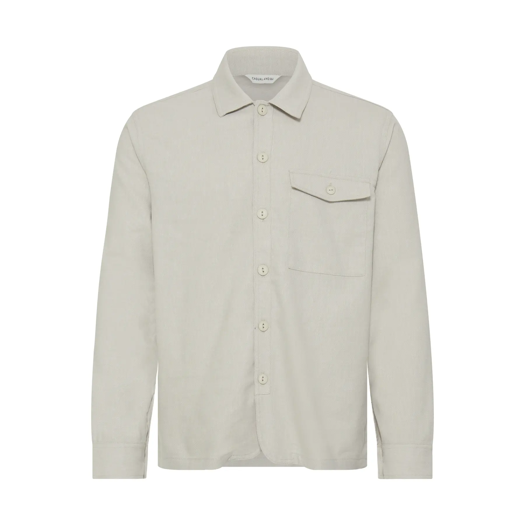 Linen mix overshirt Casual Friday Bro 0262