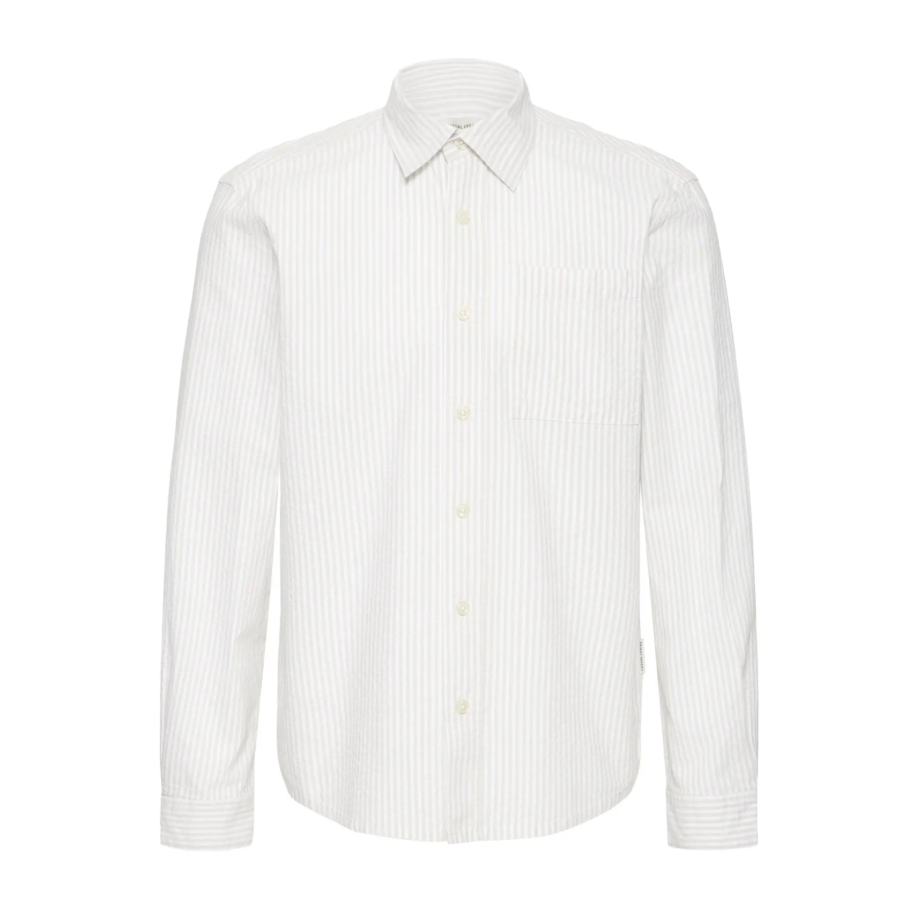 Langarmshirt Casual Friday CFJaevon Seersucker