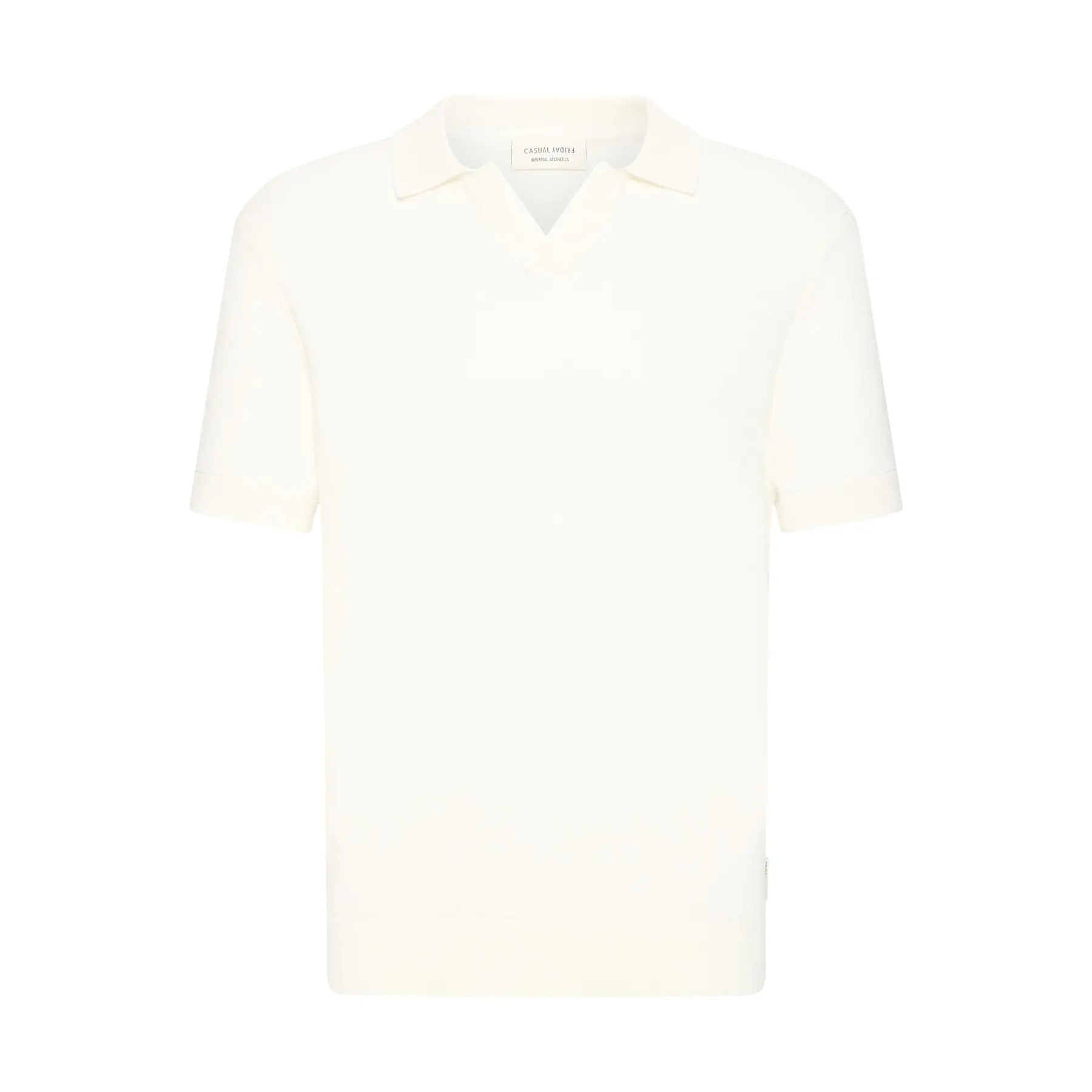 Image of Gestricktes Poloshirt Casual Friday CCFMosvik 265