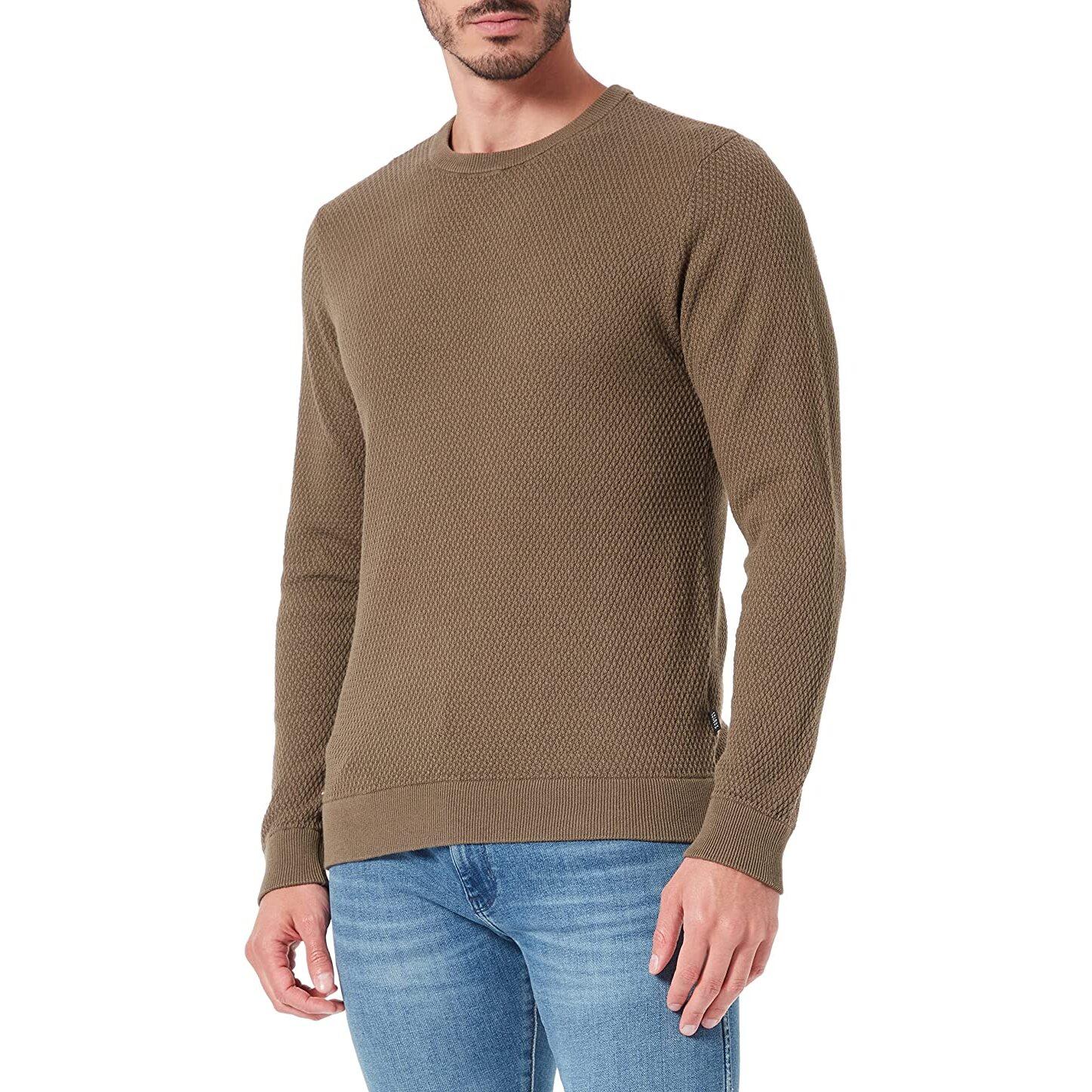 5715169006354 - Strukturierter Strickpullover mit Rundhalsausschnitt Casual Friday karlo