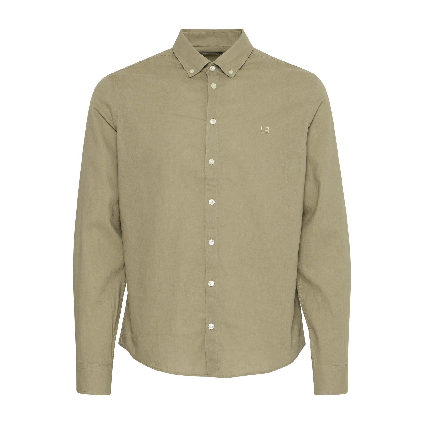 5715573802450 - Regular Fit Leinenhemd mit Button-Down-Kragen Modell Anton