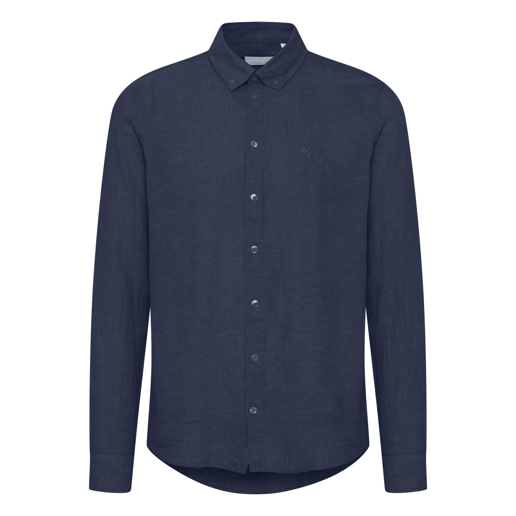 5715297176325 - Regular Fit Leinenhemd mit Button-Down-Kragen Modell Anton