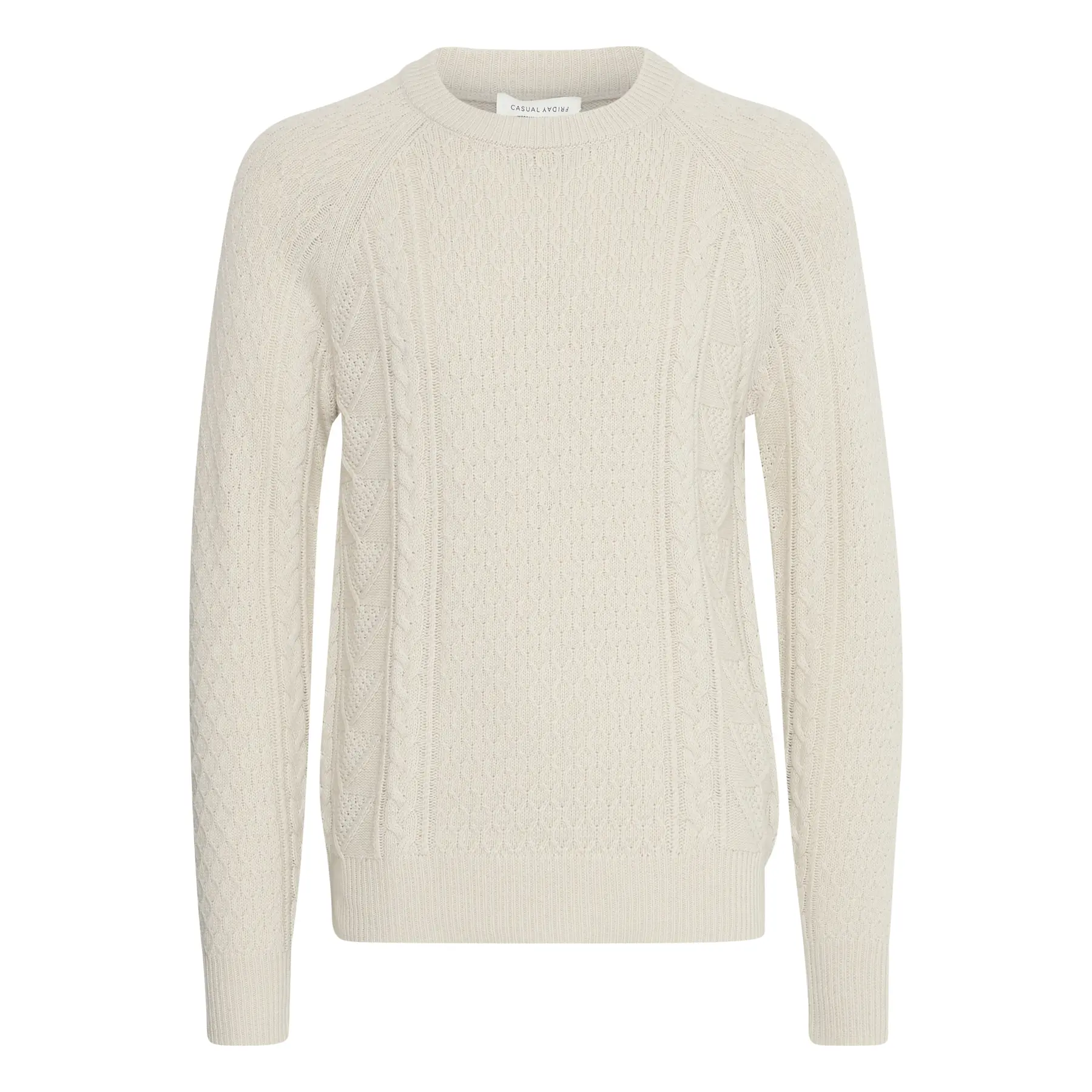 5715573114744 - Pull mit Rundhalsausschnitt aus Kabelstrick Casual Friday Kristian