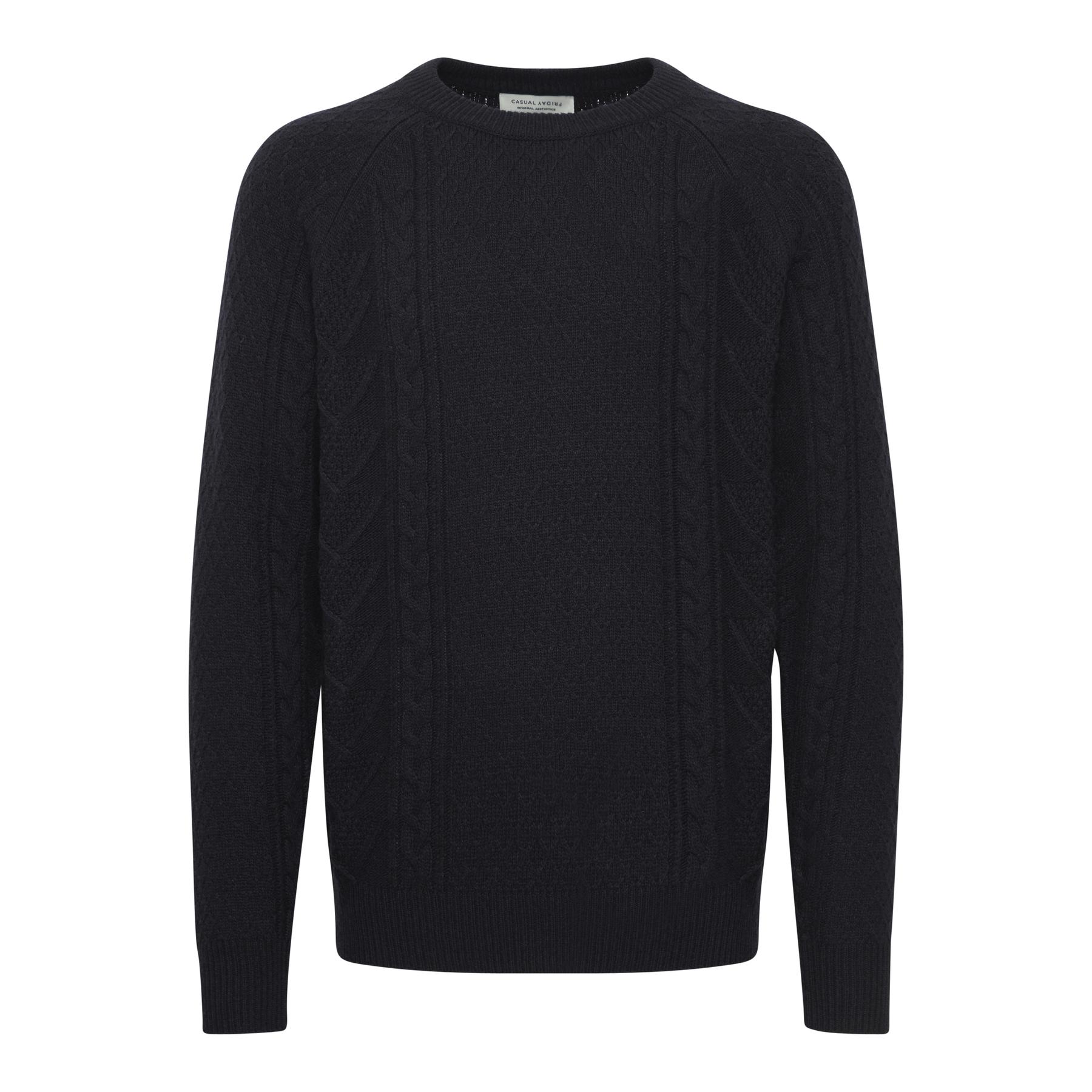 5715572926591 - Pull mit Rundhalsausschnitt aus Kabelstrick Casual Friday Kristian