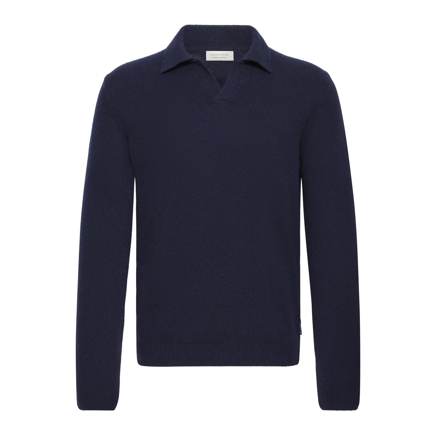 5715573849202 - Strickpullover aus Woll-Mix mit Polokragen Modell Karl