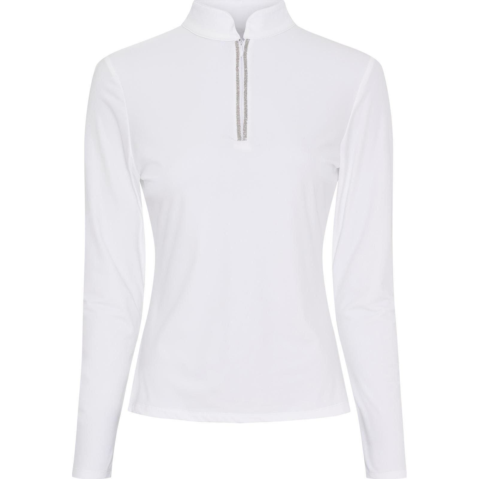 Polo da equitazione da donna con 1/2 zip Catago Vinica