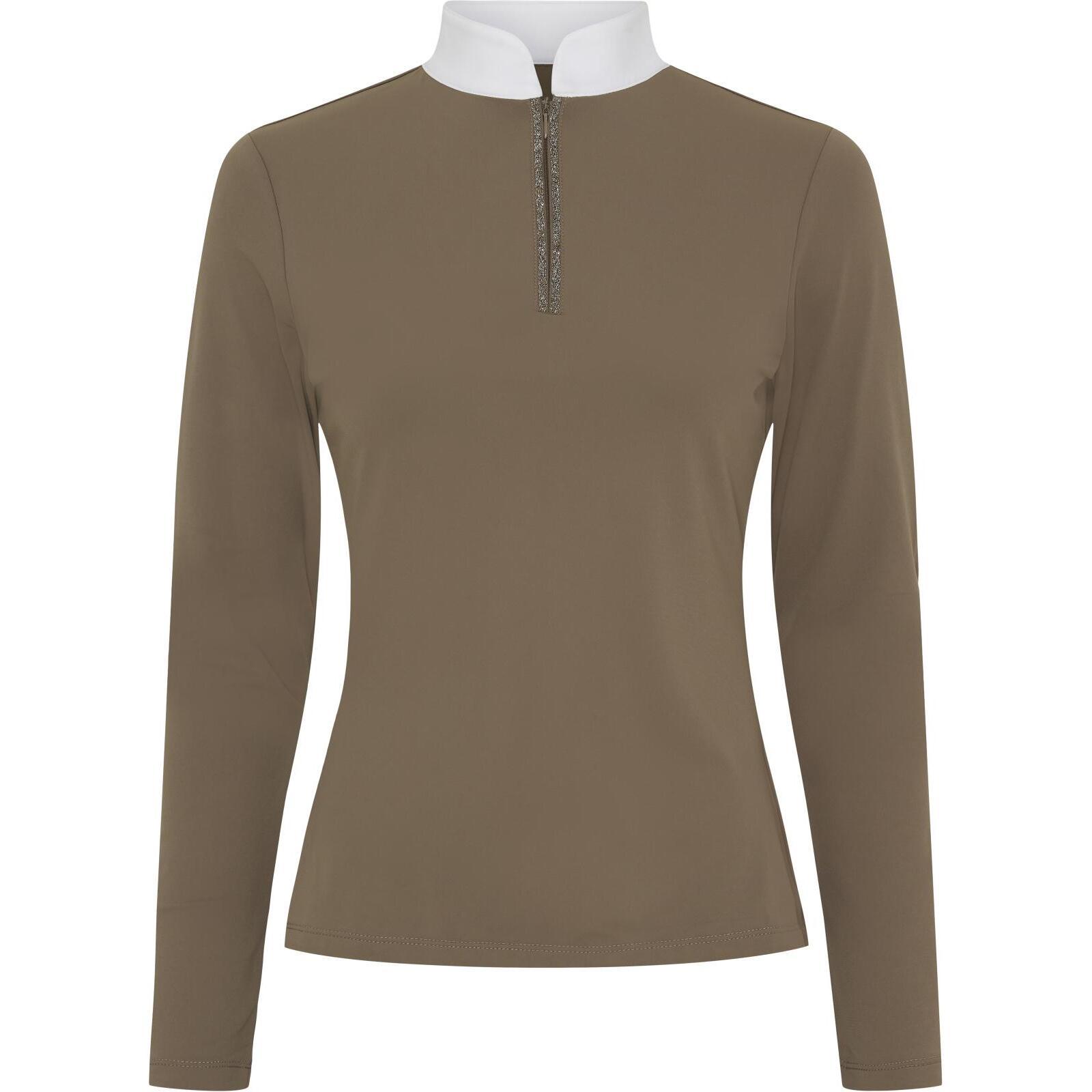 Polo equitazione a manica lunga da donna Catago Vinica