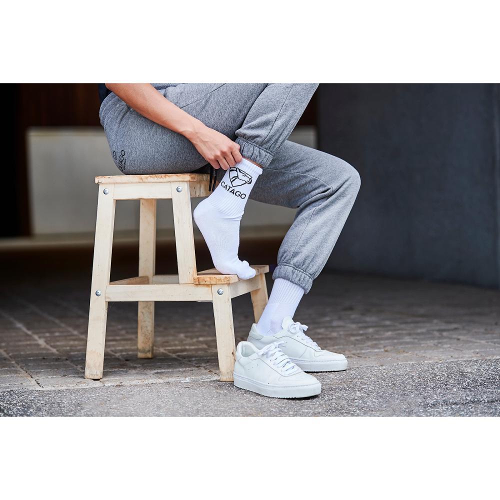 Comparer les prix de Chaussettes équitation à logo femme Catago Polly Mid Length