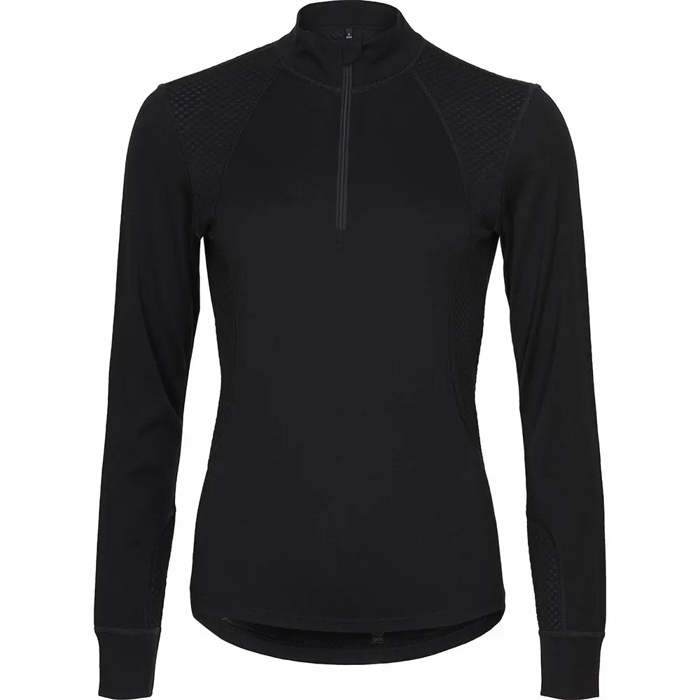 Langarmtrikot 1/2 Zip Damen Catago Madeleine Merino