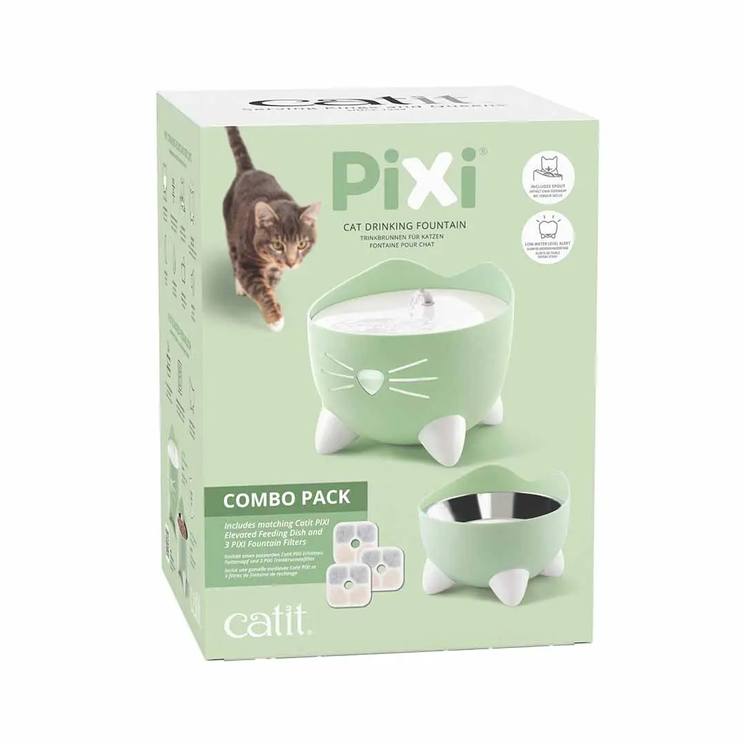 Fontaine à eau pour animaux Catit Pixi Combo Kit