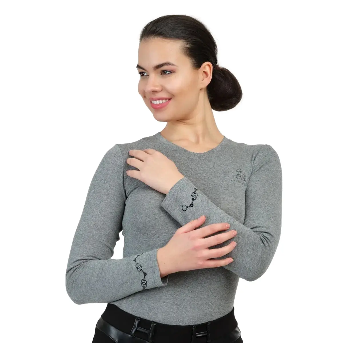 Meilleurs prix pour Polo technique de concours manches longues femme Cavalliera Grandeur