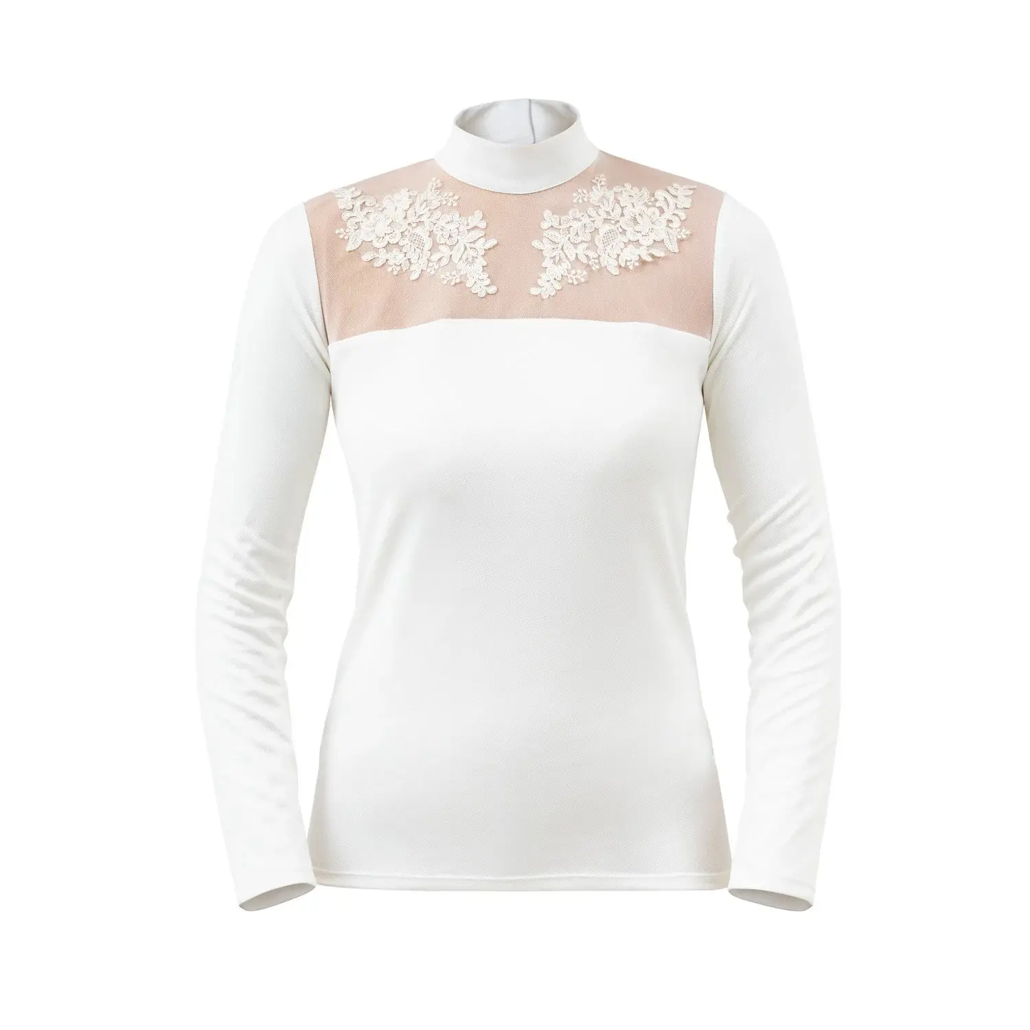 Comparer les prix de Polo d'équitation de concours manches longues femme Cavalliera Eternity