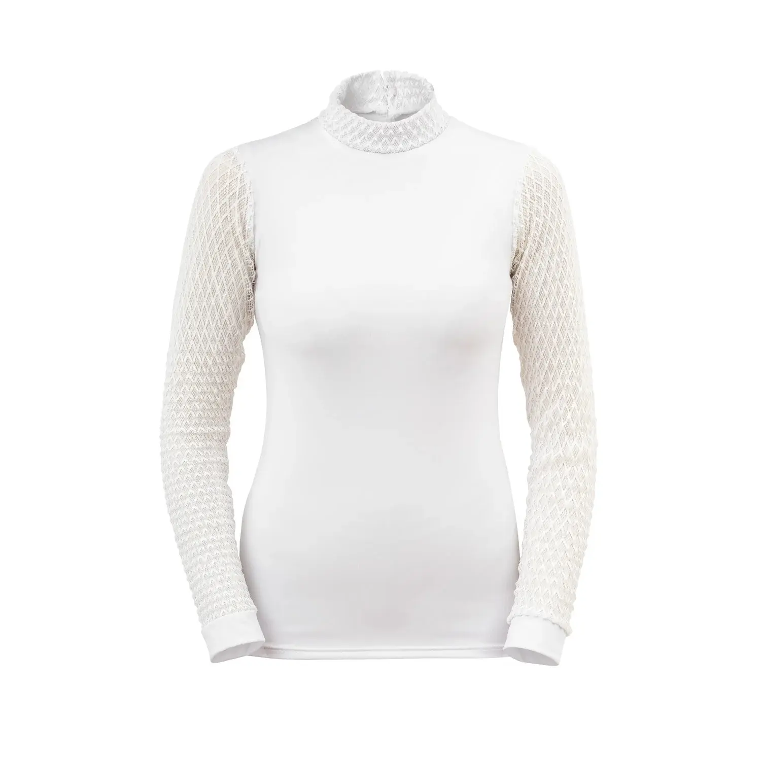 Comparer les prix de Polo d'équitation de concours manches longues femme Cavalliera Luxe