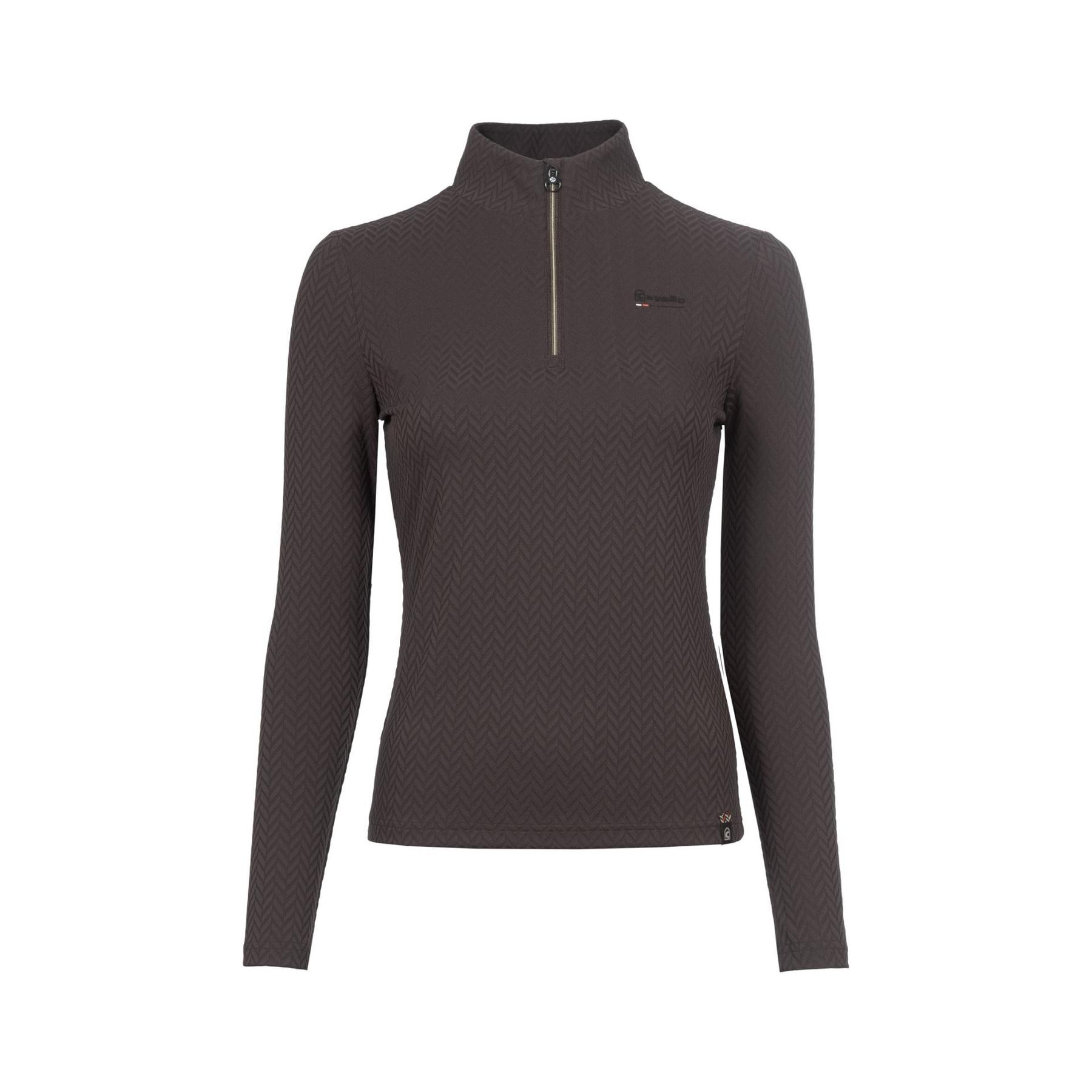 Camicia da concorso equestre a maniche lunghe da donna Cavallo Cavallaina