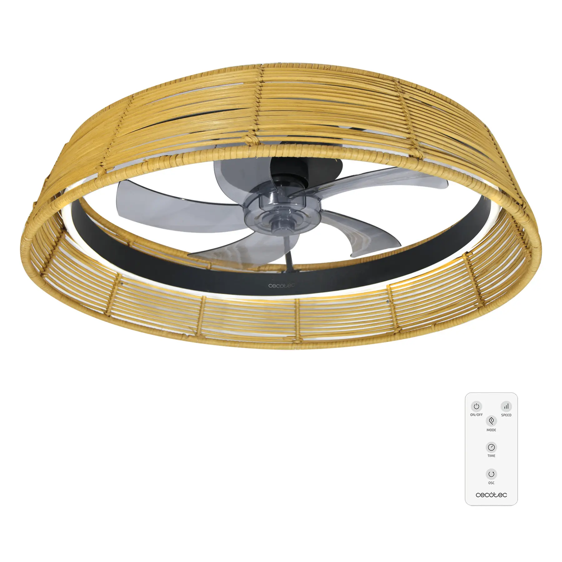 Ventilator Cecotec EnergySilence LampAero 600 Natural Design