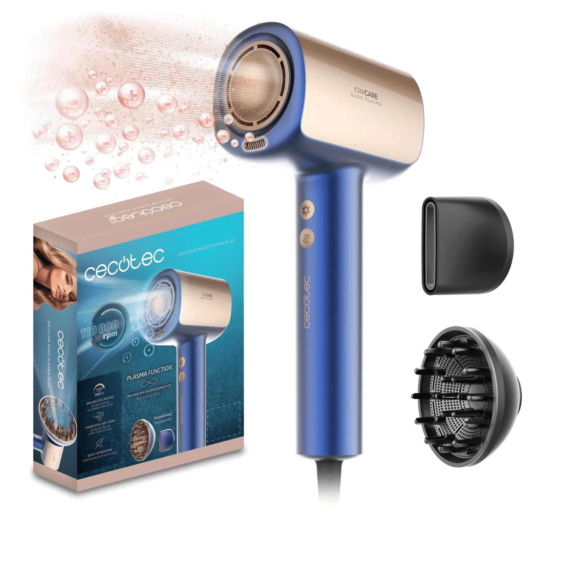 Haartrockner Cecotec DryGlam Nano