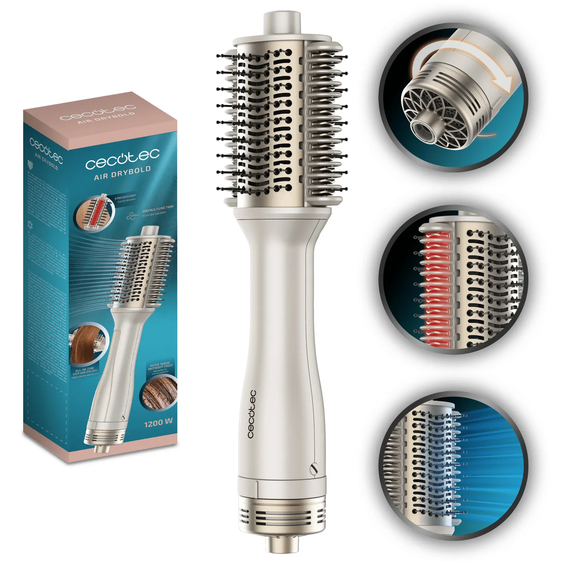 Brosse séchante Cecotec Air DryBold