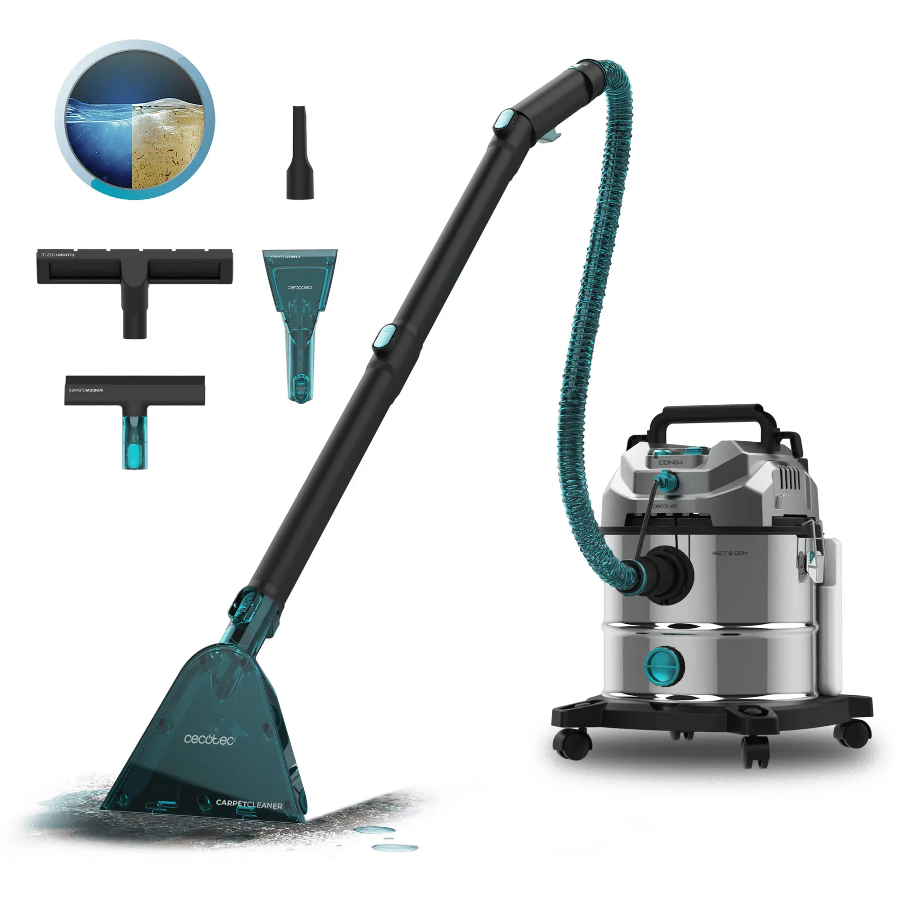 Staubsauger Cecotec Conga CarpetClean 20000 Pro Ultra