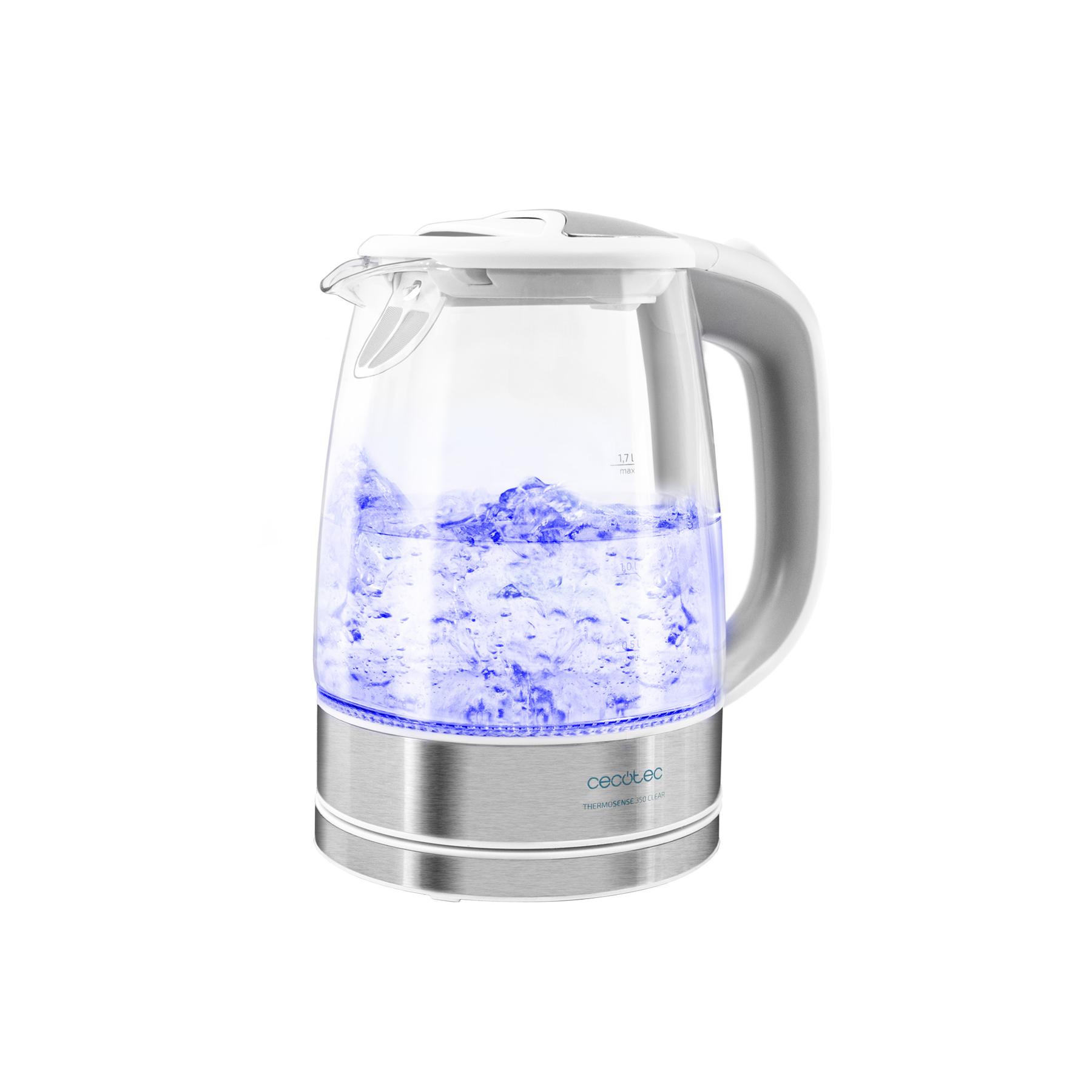 8435484015103 - Thermosense electric water 350 clear power 2200w kapazität 17l antiikalfilter borosilicato -glas cecotec