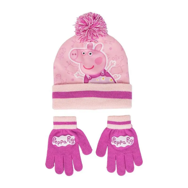Hat and gloves for girls Cerda Peppa Pig