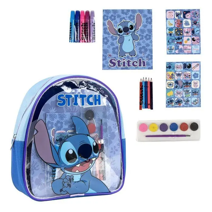 Papeterieset mit Rucksack Kinder Cerda Disney Stitch