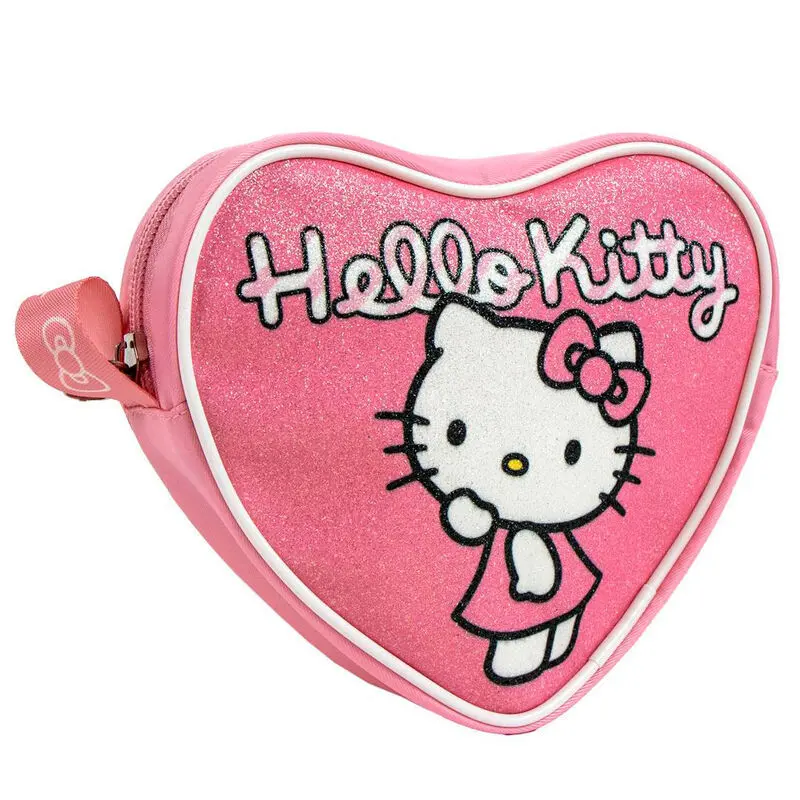 Cerda Unisex Kids Rose Heart-Shaped Shoulder Bag Hello Kitty