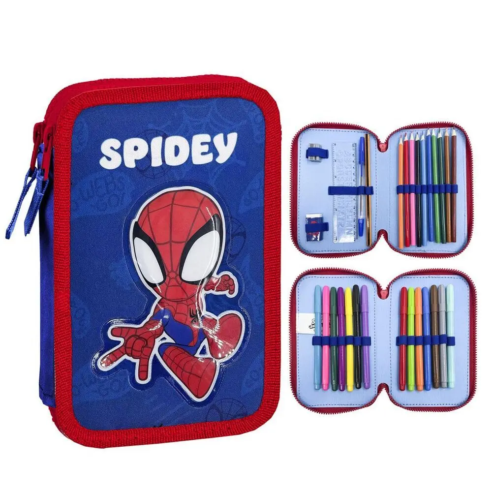 Doppeltes Federmäppchen Cerda Marvel Spidey Amazing Friends