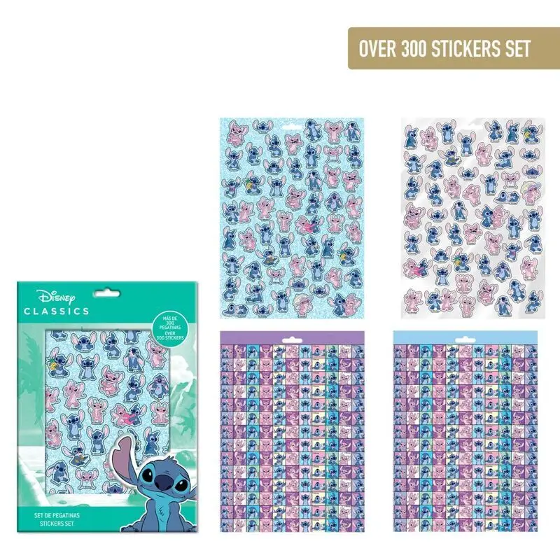 Cerda Multicolore Stickers Disney Stitch (X4)