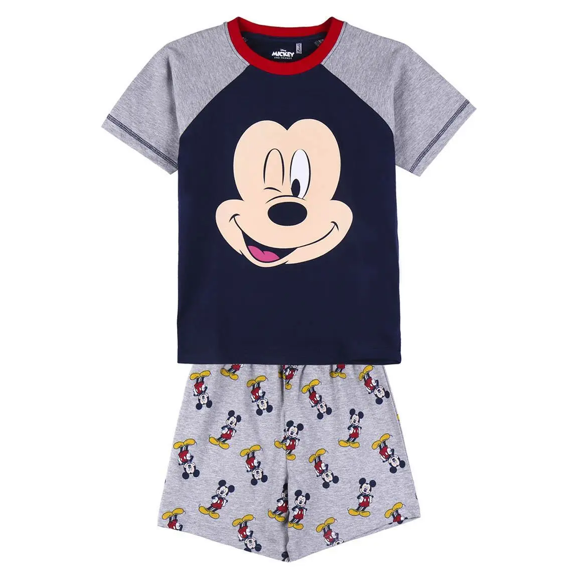 8445484095920 - Kurzer Baby-Pyjama für Jungen Mickey