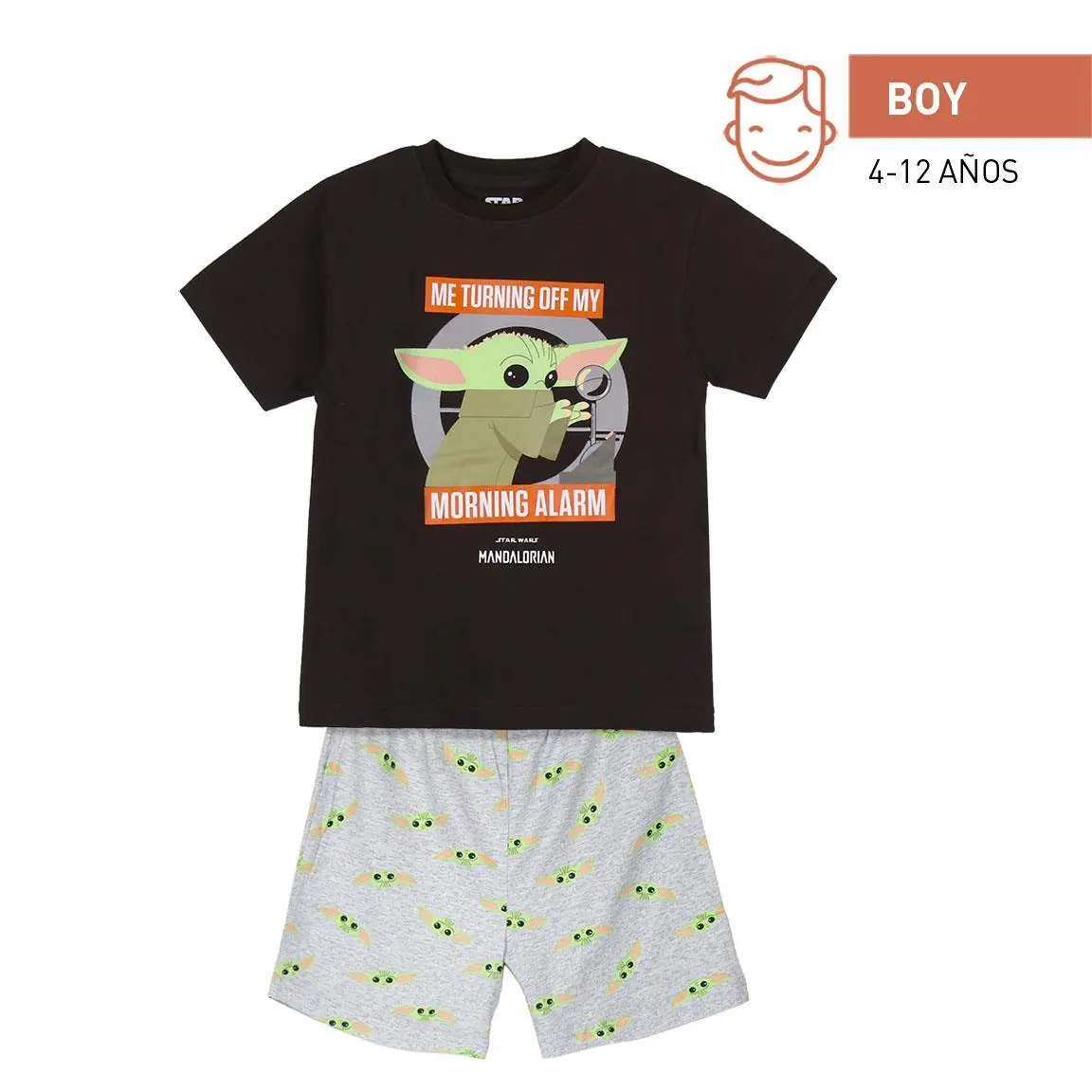 8445484109368 - Kurzer Kinderpyjama The Mandalorian