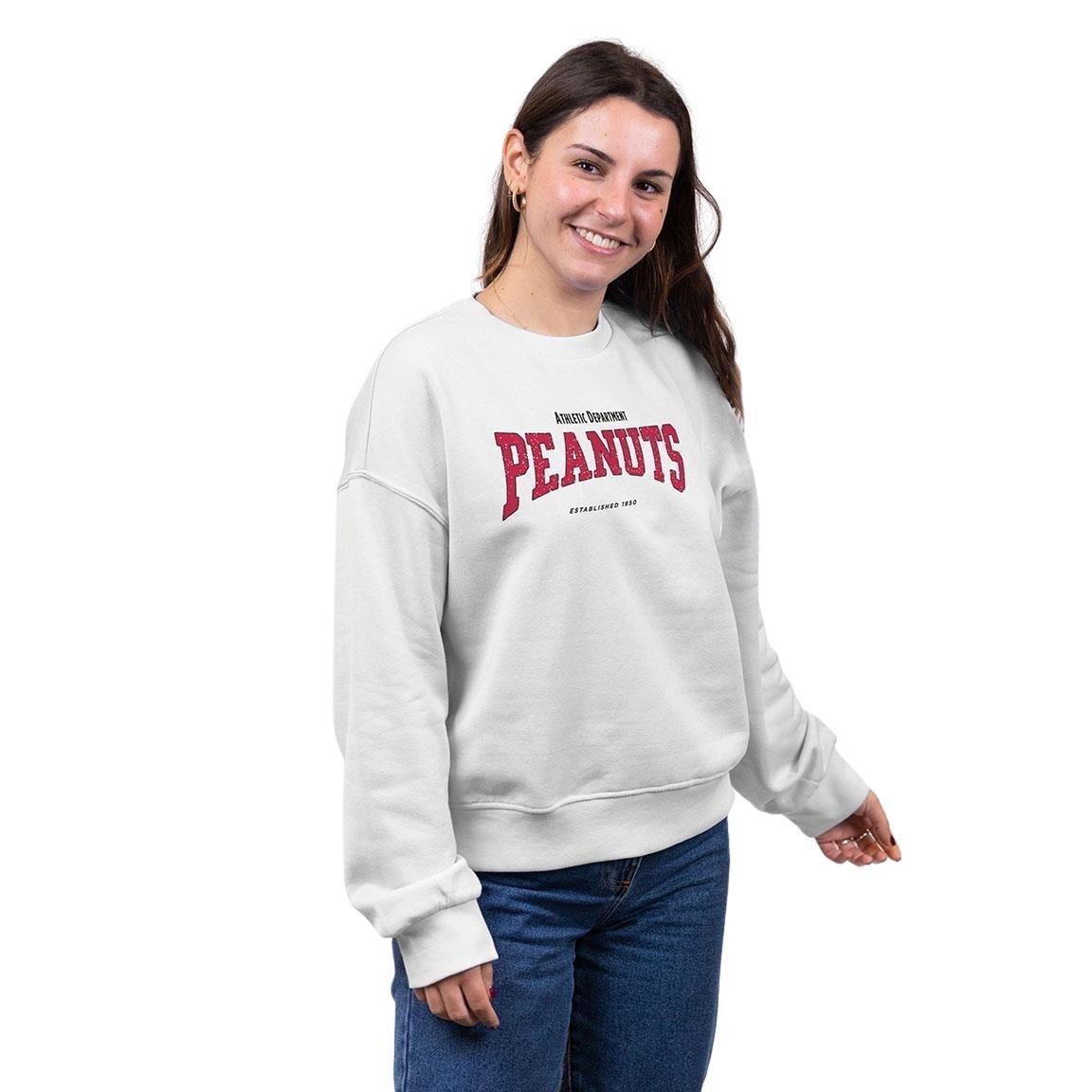 8445484208818 - Damen Sweatshirt aus gebürsteter Baumwolle Snoopy