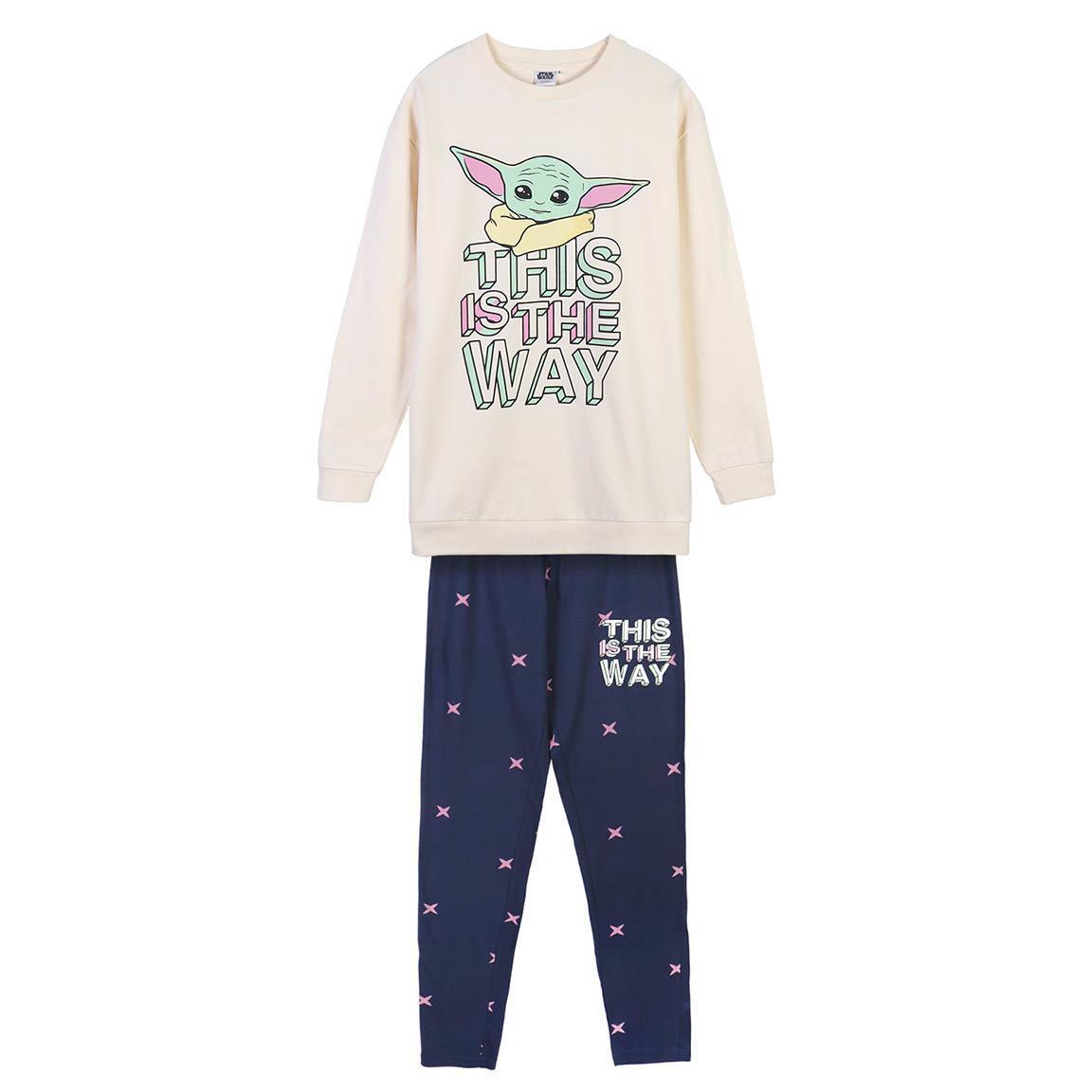 8445484196795 - Langer Pyjama aus Baumwolle Brushed The Mandalorian 8445484196795 - Langer Pyjama aus Baumwolle Brushed The Mandalorian