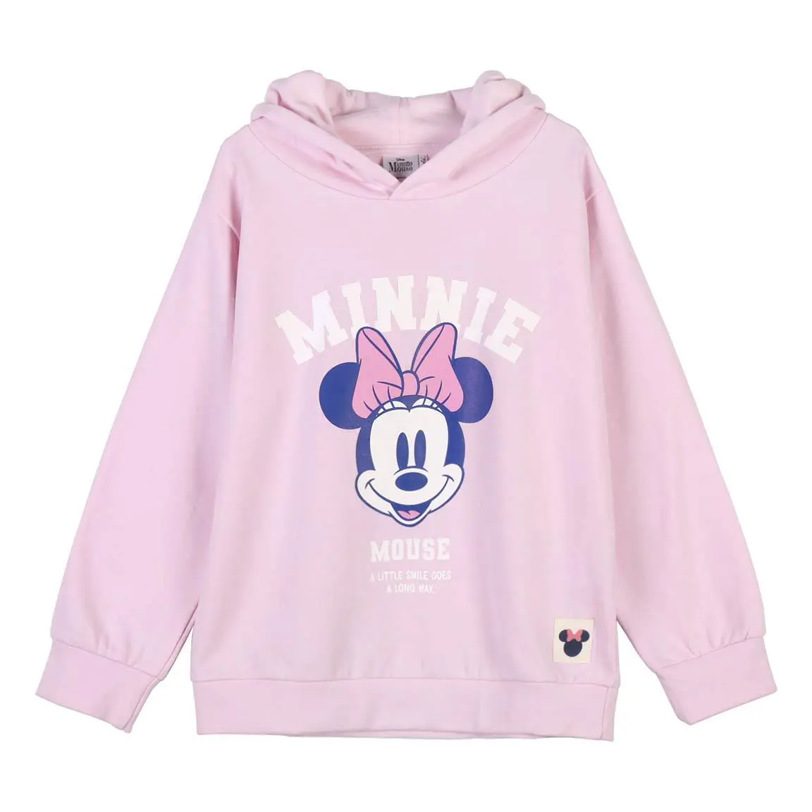 8445484197228 - Mädchen-Sweatshirt mit Kapuze aus gebürsteter Baumwolle Minnie