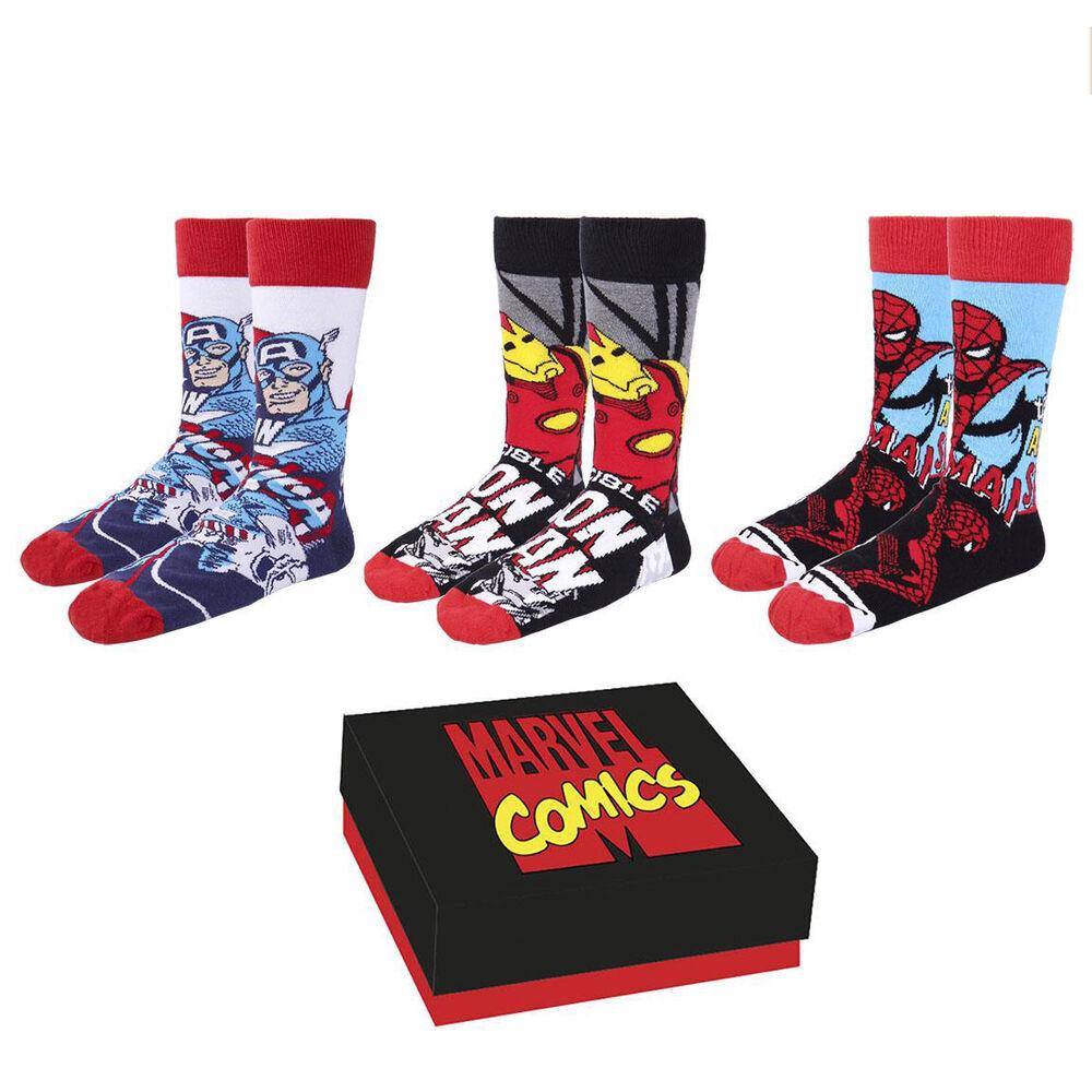 8445484059458 - Socken Marvel (x3)