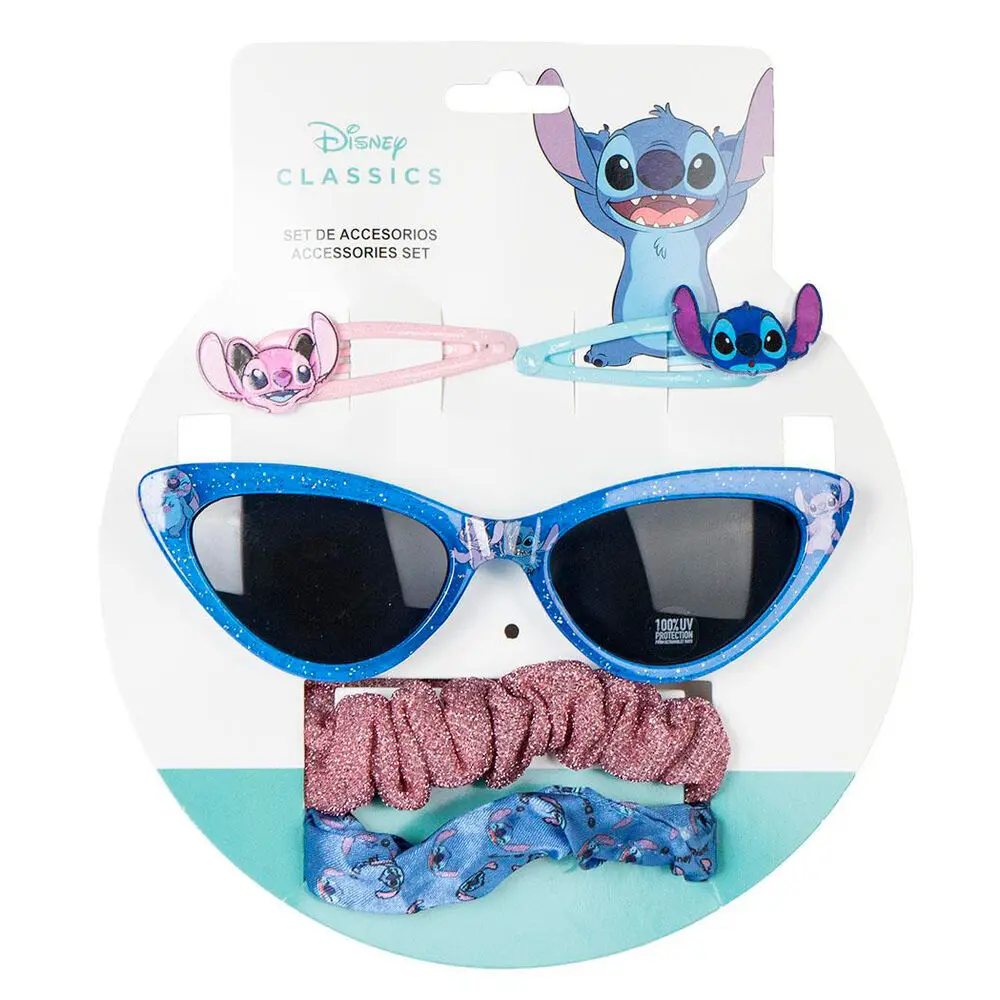 8445484367744 - Sonnenbrille + Beautycase Kind Disney Stitch