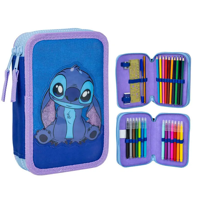 8445484371055 - Doppeltes Etui Kind Disney Stitch