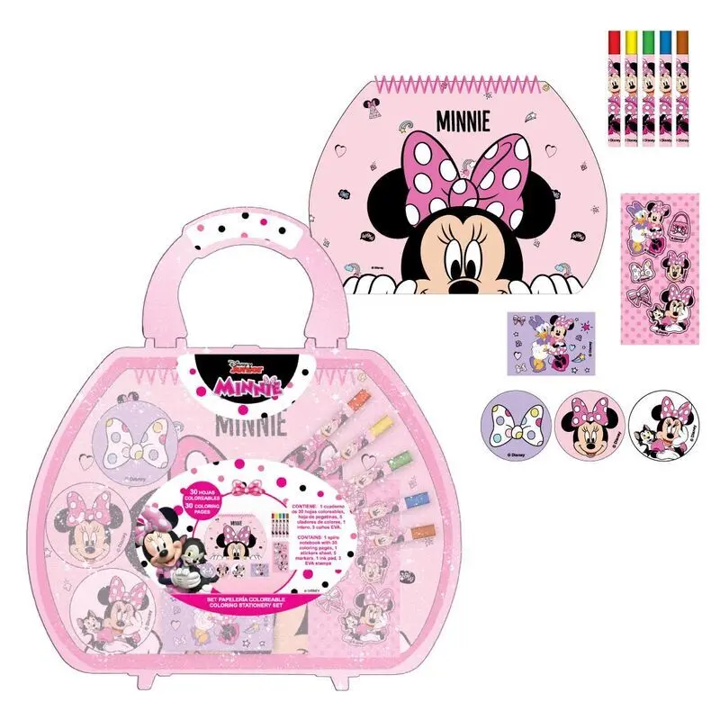 8445484401295 - Schreibmappe zum Ausmalen Disney Minnie