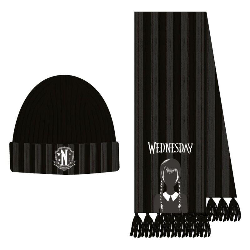 8445484403640 - Set aus Mütze und Schal Wednesday
