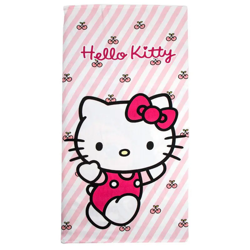 8445484459692 - Strandtuch aus Mikrofaser Kind Hello Kitty