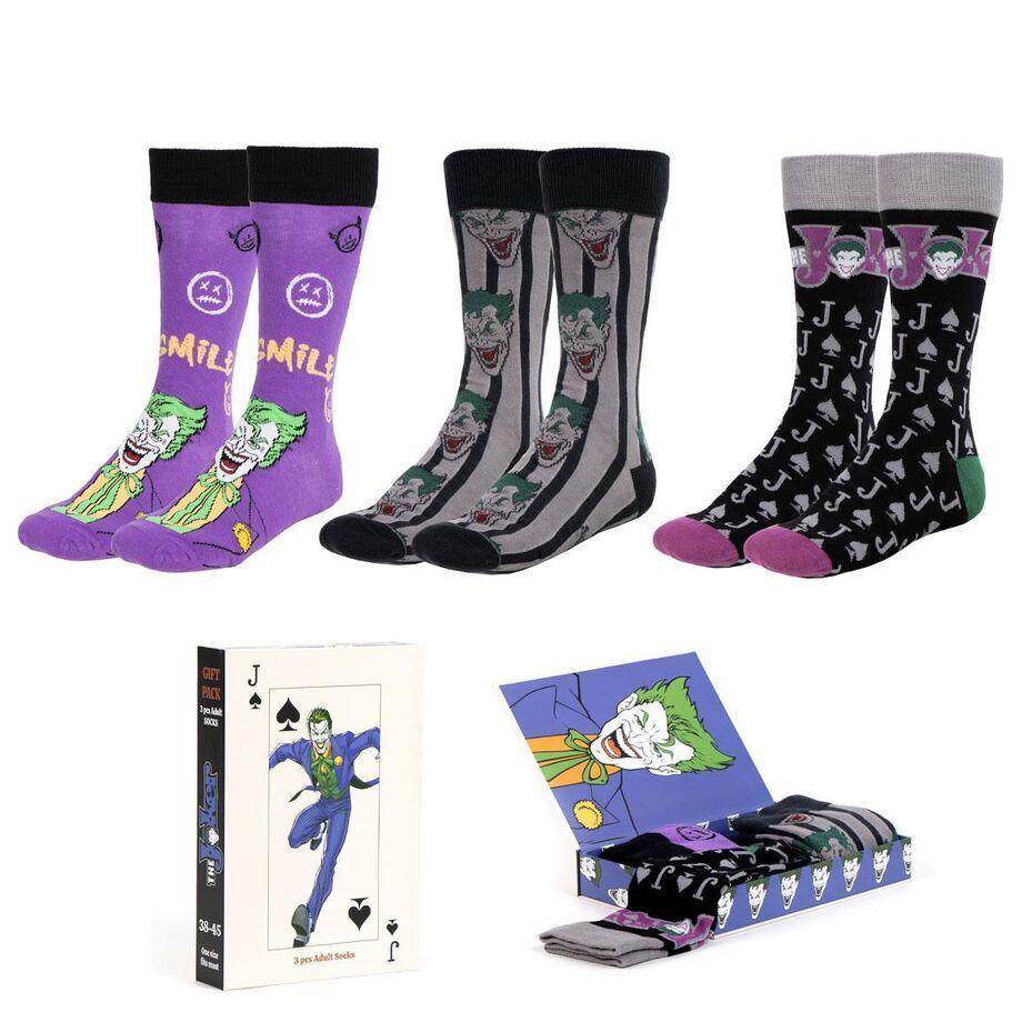 8445484477566 - Socken DC Comics Joker (x3)