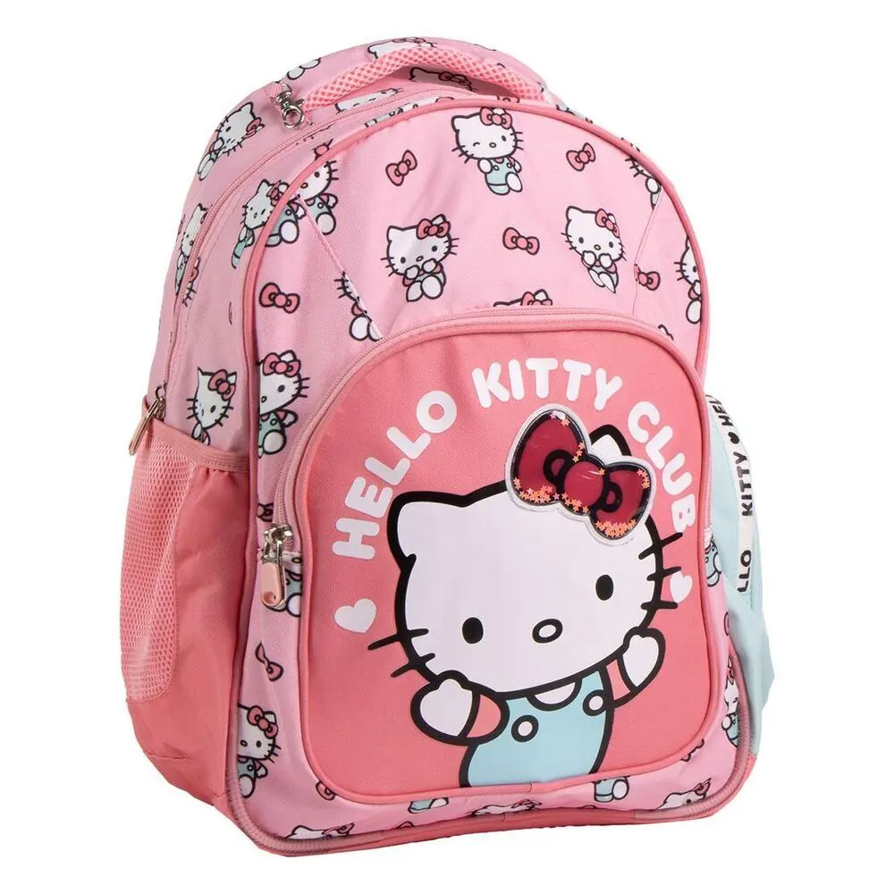 8445484493320 - Hello Kitty Kinderrucksack für Schule & Reise Tasche mit Rückengurten