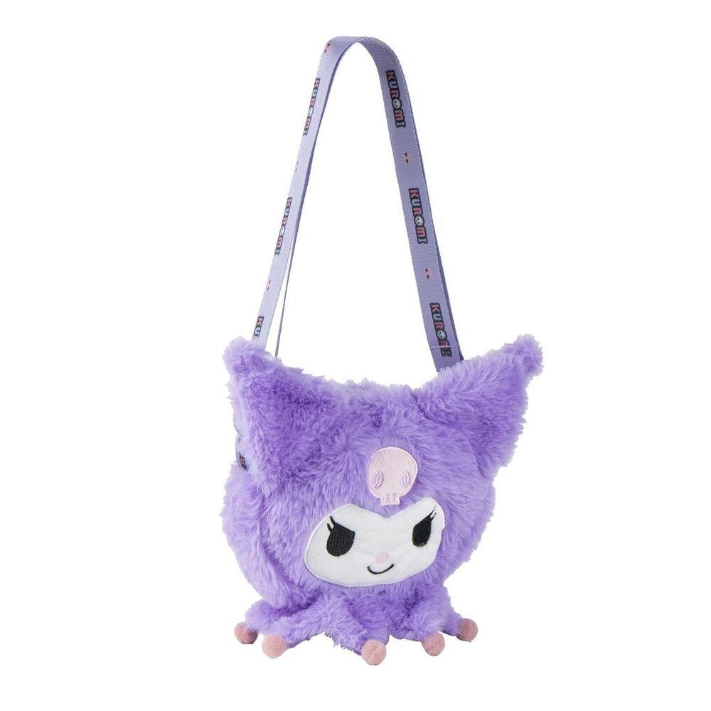 8445484511420 - Mädchen Schultertasche aus Plüsch Hello Kitty Kuromi