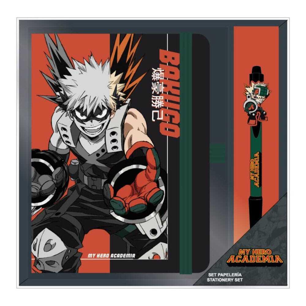 8445484332353 - Notizbuch My Hero Academia Hogwarts Bakugo