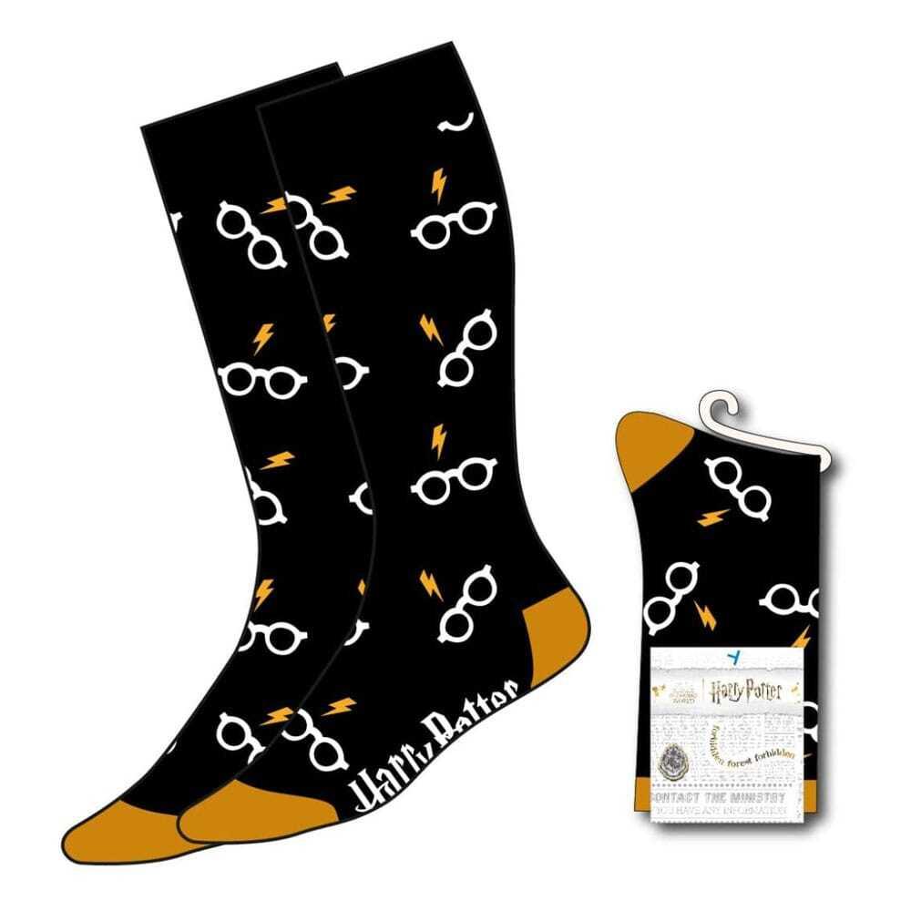 8445484458459 - Socken Harry Potter Glasses & Lightning