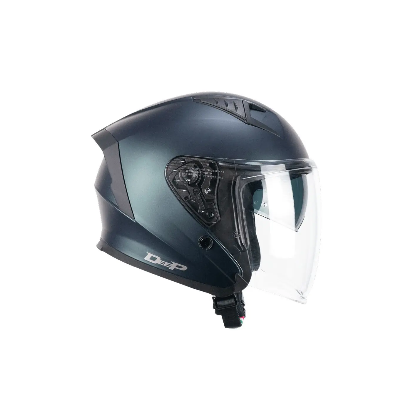 Motorradhelm Demi-Jet CGM 127A Deep Mono