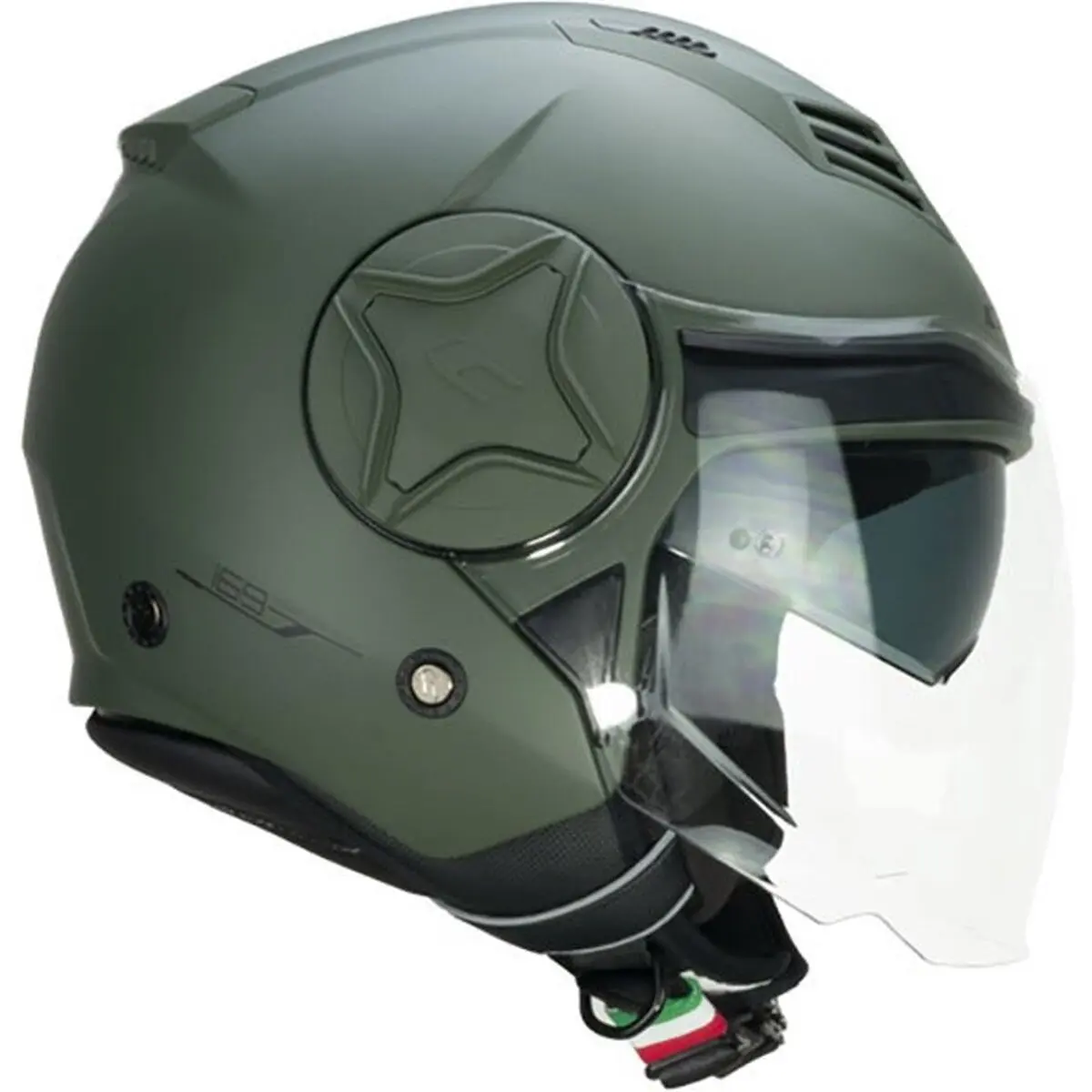Motorradhelm Demi-Jet CGM 169A Illi Mono