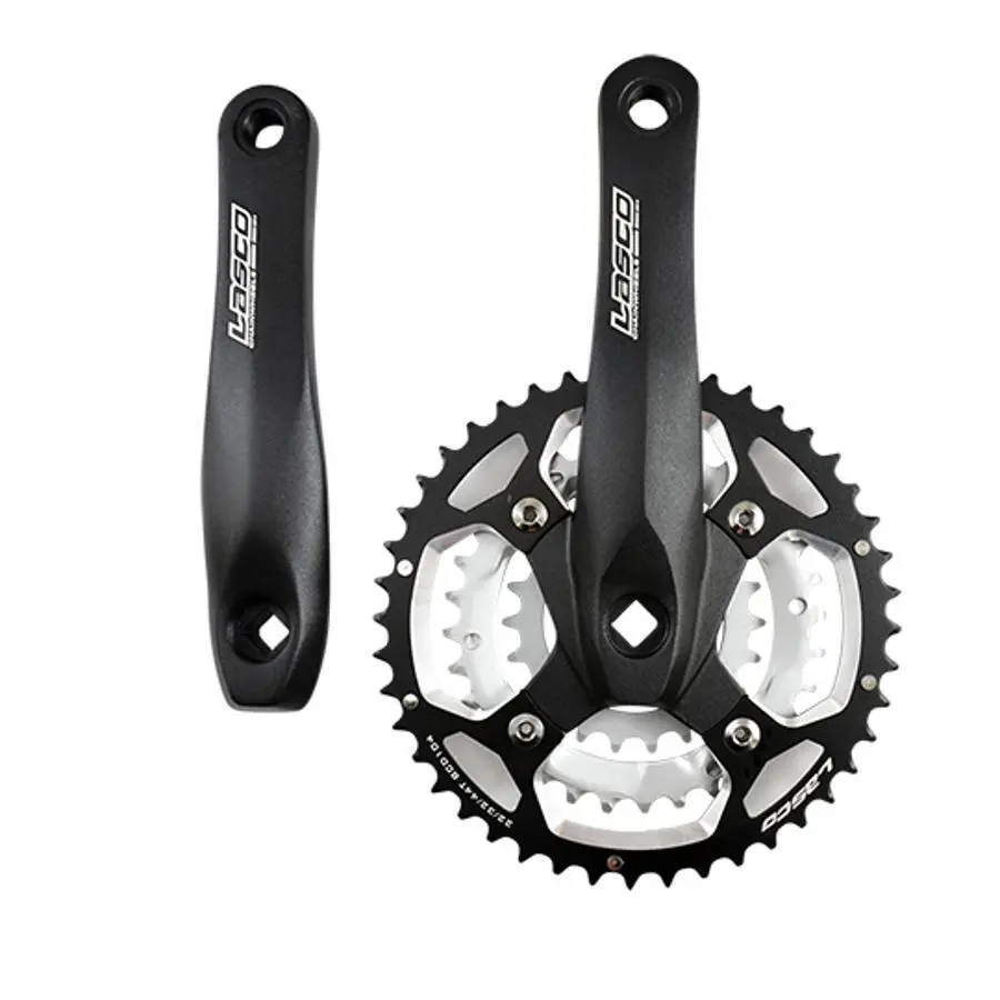 Velo Store - UK Compatible triple aluminum crankset Sélection CGN L170 Lasco 9V | Extra 10% off with Subscription, Postage £16.79 to UK Fedex.