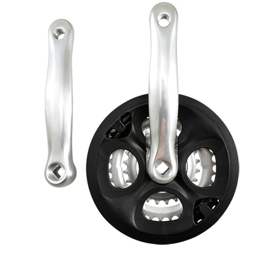 Velo Store - UK Aluminium triple crankset with removable chain guard Sélection CGN L170 7 8V | Extra 10% off with Subscription, Postage £16.79 to UK Fedex.